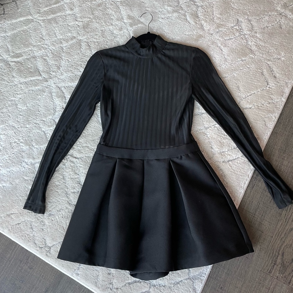 Subtlety sexy black romper